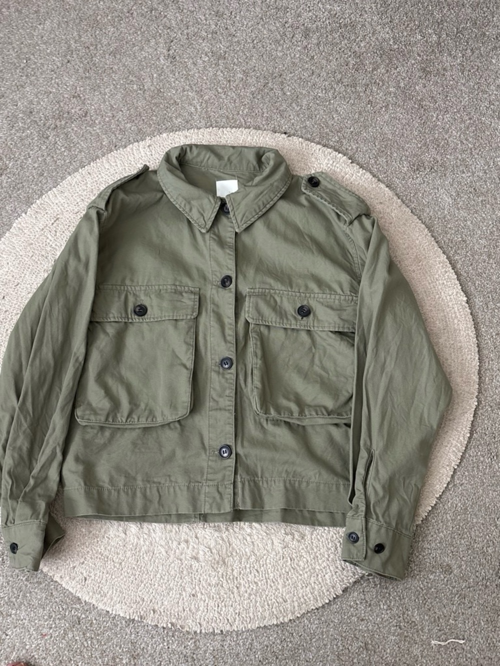 H&M utility canvas jacket